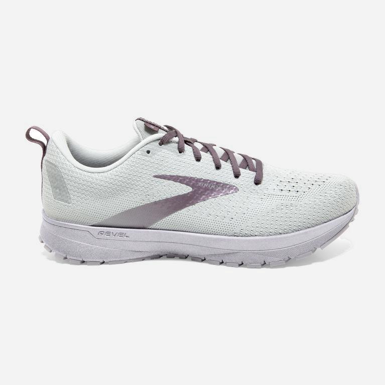 Brooks Revel 4 Australia - Women's Road Running Shoes - Oyster/Lilac/Moonscape (693217-IPG)